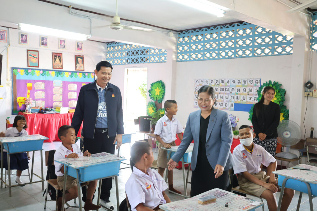สพป.บุรีรัมย์ เขต 4 ตรวจเยี่ยมการทดสอบความสามารถพื้นฐานของผู้เรียนระดับชาติ (NT)